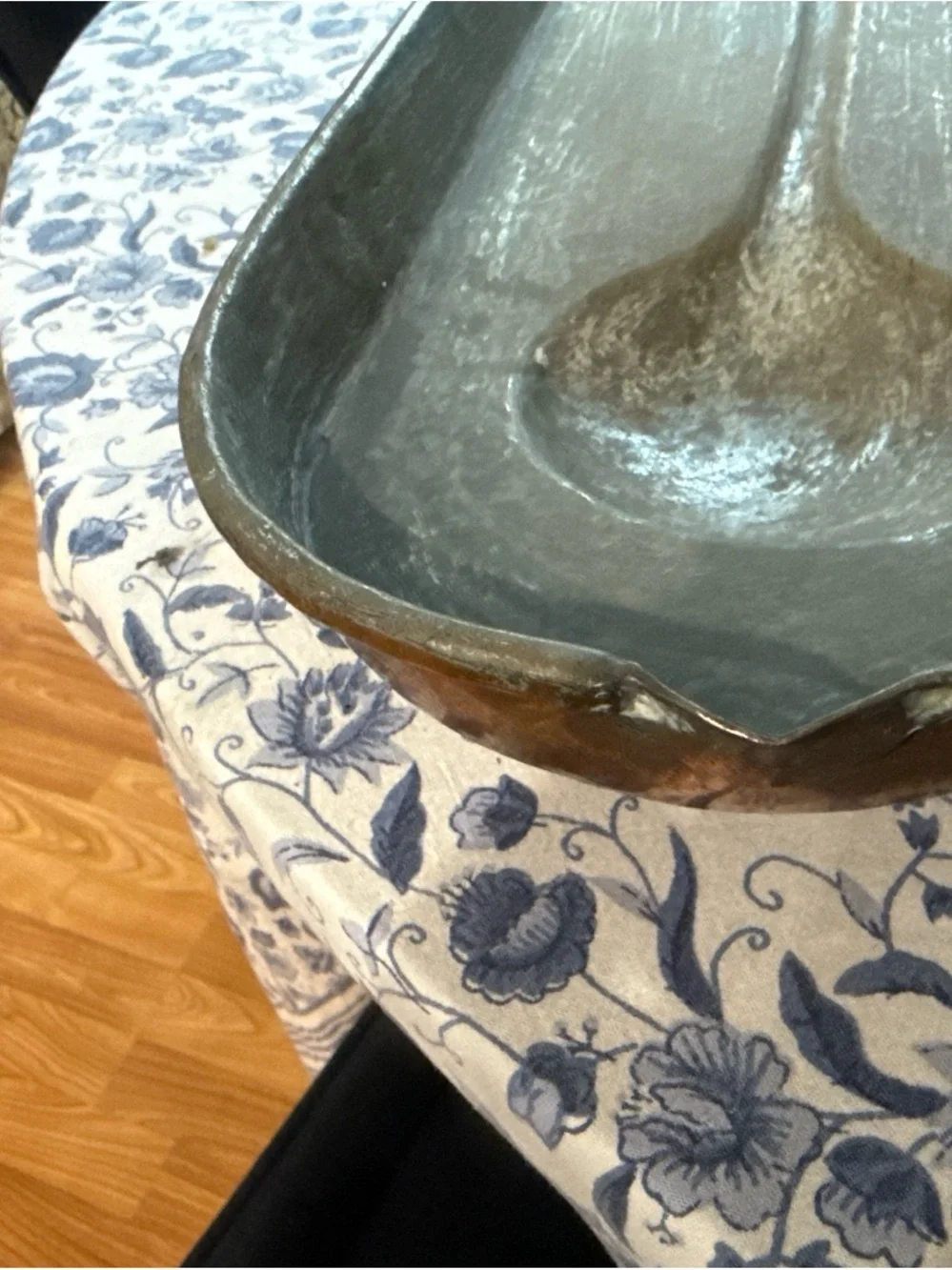 Copper drip pan - Vintage Copper lechefrite